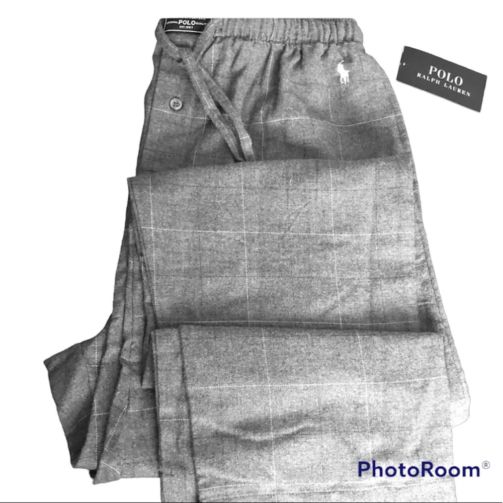NWT Polo Ralph Lauren PJ / Leisure Pant Elastic Drawstring Waist Button Fly - Picture 2 of 7